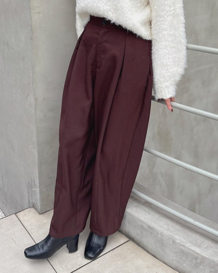 INGNI(イング) コクーンパンツ ブラウン