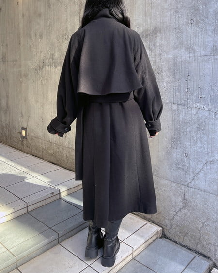 INGNI（イング） 2Wayカラーロングコート ｸﾛ