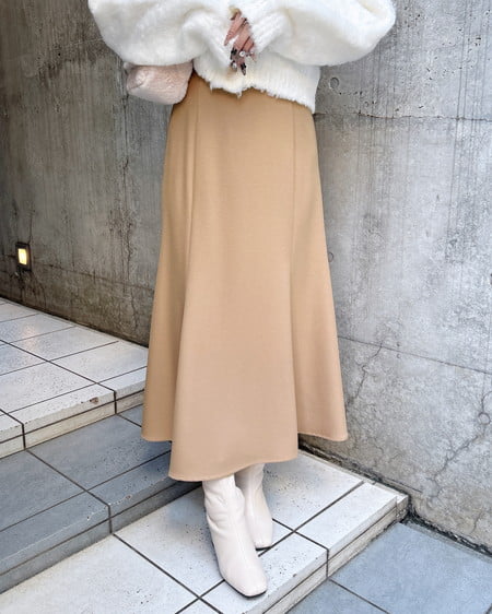 INGNI（イング） バックレースアップマーメイドスカート ｷｬﾒﾙ/A