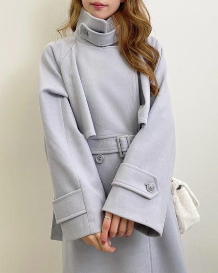 INGNI（イング） 2Wayカラーロングコート ｸﾞﾚｰ