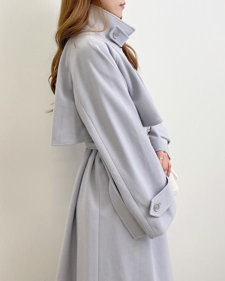 INGNI（イング） 2Wayカラーロングコート ｸﾞﾚｰ