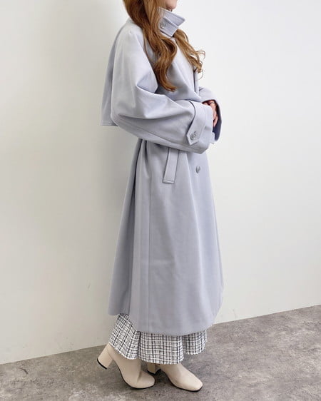 INGNI（イング） 2Wayカラーロングコート ｸﾞﾚｰ