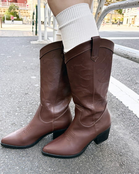 INGNI(イング) ウエスタンブーツ ブラウン