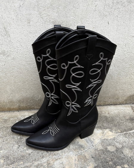 INGNI(イング) ウエスタンブーツ クロ