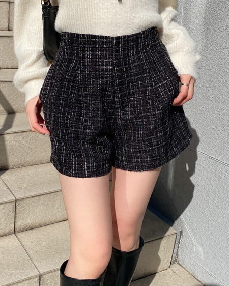 ツイードショートパンツ