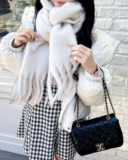 INGNI(イング) エコファー取り外し中綿ジャケット オフホワイト