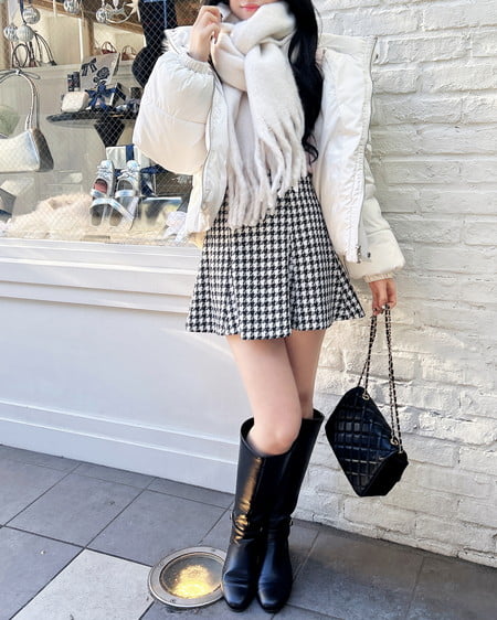 INGNI(イング) エコファー取り外し中綿ジャケット オフホワイト