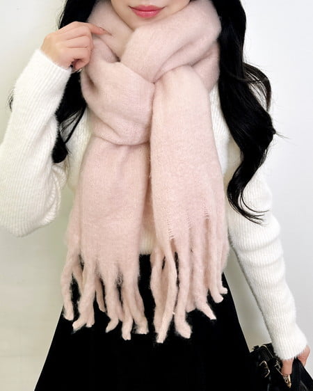 INGNI（イング） フリンジボリュームストール ﾋﾟﾝｸ/A