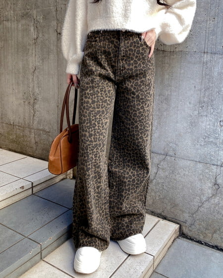 INGNI（イング） アソート柄ワイドパンツ ﾋｮｳ