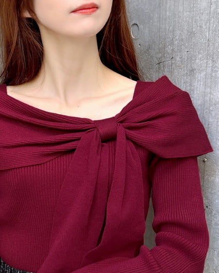 INGNI（イング） 2wayオフショルニット ﾎﾞﾙﾄﾞｰ