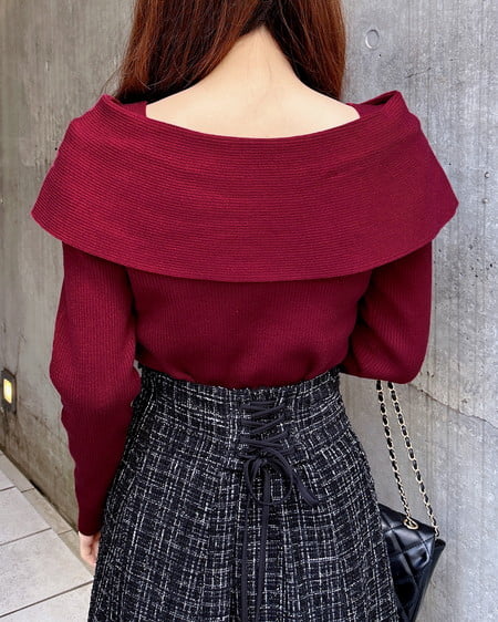 INGNI（イング） 2wayオフショルニット ﾎﾞﾙﾄﾞｰ