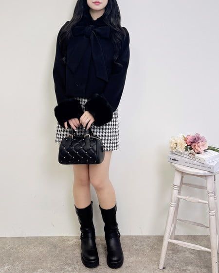 INGNI（イング） ビット付アソート柄タイトミニスカパン ﾁﾄﾞﾘ