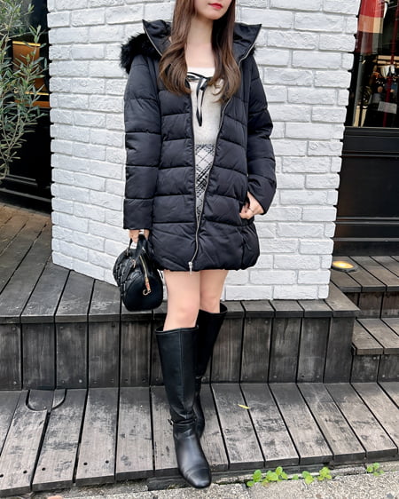 INGNI（イング） ビジューキルティングボストンバッグ ｸﾛ