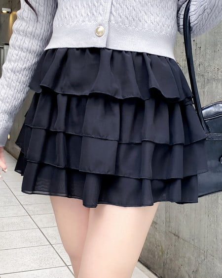 シアーフリルミニスカパン