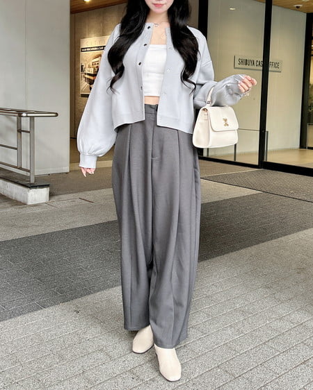 INGNI（イング） コクーンパンツ ｸﾞﾚｰ