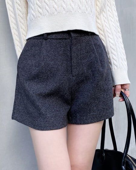 INGNI（イング） ウール混ショートパンツ ｸﾞﾚｰ/A