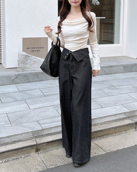 INGNI（イング） ギャザードレープトップス ｱｲﾎﾞﾘｰ