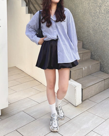 INGNI（イング） サテンバルーンスカパン ｸﾛ