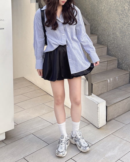 INGNI（イング） サテンバルーンスカパン ｸﾛ