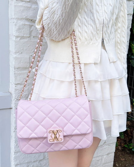 INGNI（イング） エンブレム付キルティングショルダーバッグ ﾋﾟﾝｸ