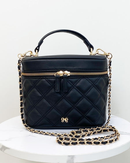 INGNI（イング） キルティングバニティショルダーバッグ ｸﾛ