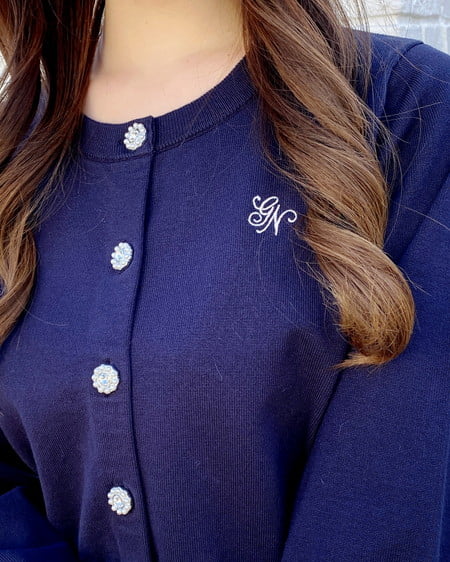 INGNI（イング） ビジューボタンニットカーディガン ｺﾝ