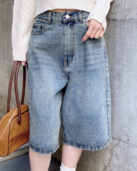 デニムハーフパンツ