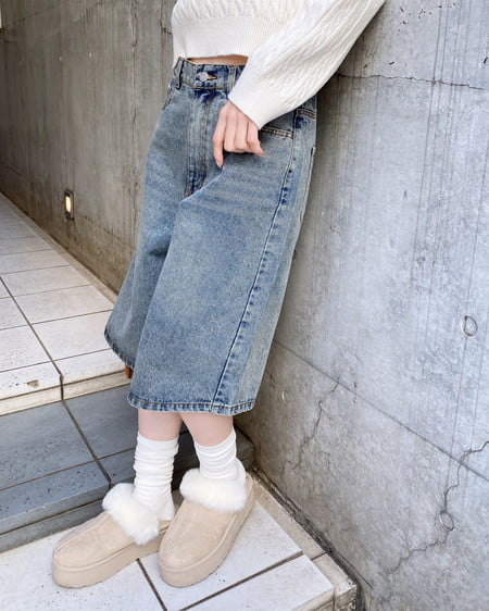 INGNI（イング） デニムハーフパンツ ﾃﾞﾆﾑ/ﾌﾞﾙｰ