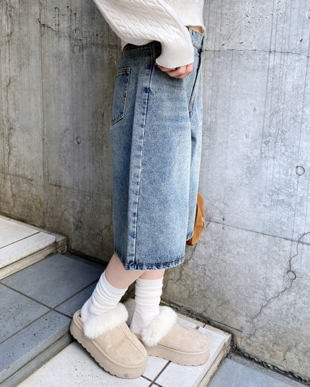 INGNI（イング） デニムハーフパンツ ﾃﾞﾆﾑ/ﾌﾞﾙｰ