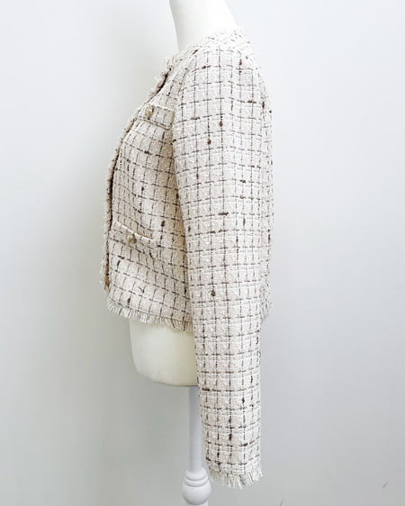 INGNI(イング) ツイードジャケット アイボリー