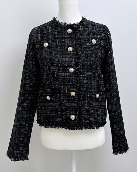 INGNI(イング) ツイードジャケット クロ
