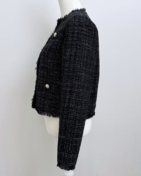 INGNI(イング) ツイードジャケット クロ