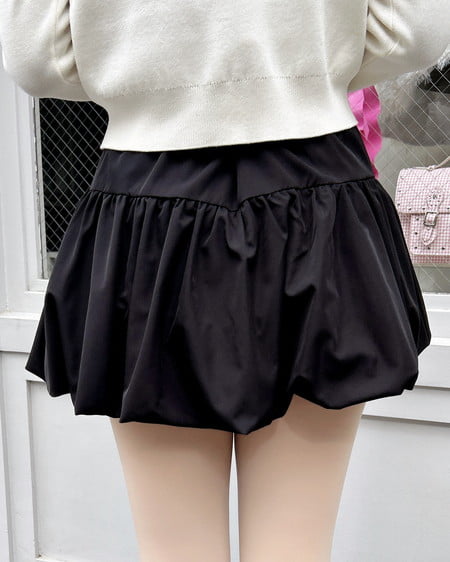 INGNI（イング） リボンバルーンミニスカパン ｸﾛ