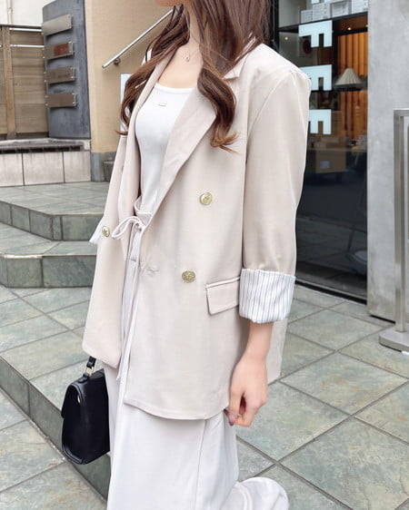 INGNI（イング） 金ボタンテーラードジャケット ｱｲﾎﾞﾘｰ