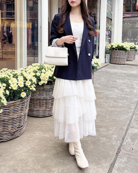 INGNI（イング） 金ボタンテーラードジャケット ｺﾝ