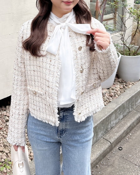 INGNI（イング） ボウタイブラウス ｵﾌﾎﾜｲﾄ