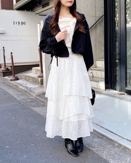 INGNI（イング） リボンオフショルニット ｱｲﾎﾞﾘｰ