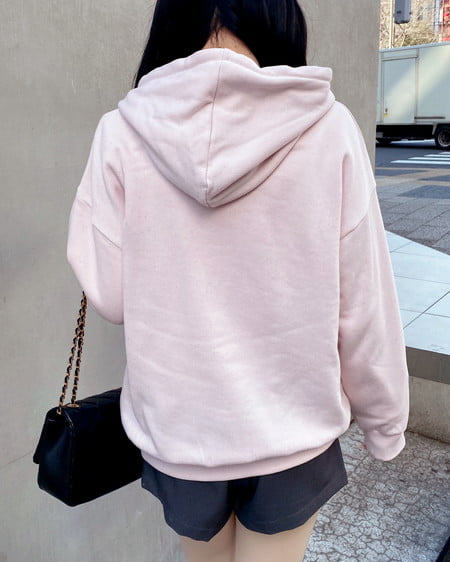 INGNI(イング) ラメスウェットジップパーカー ピンク