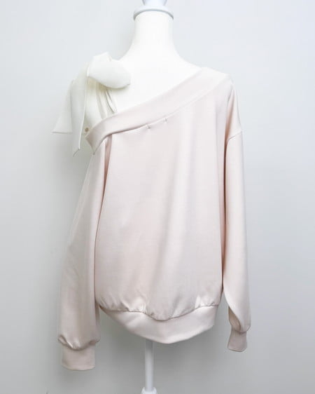 INGNI（イング） 肩リボンワンショルダンボールトップス ｱｲﾎﾞﾘｰ