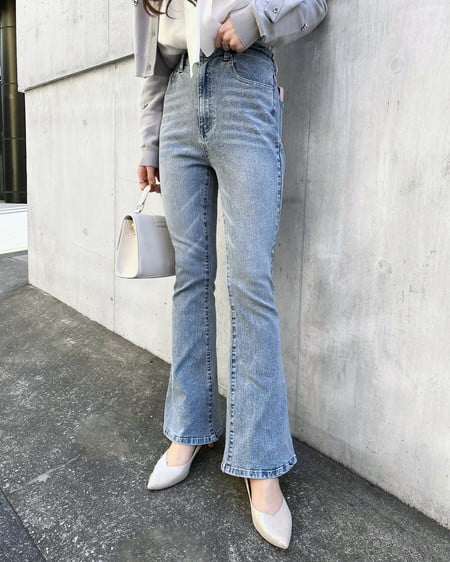 INGNI（イング） フレアデニムパンツ／A ﾌﾞﾙｰ