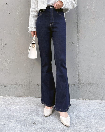 INGNI（イング） フレアデニムパンツ／A ｲﾝﾃﾞｨｺﾞ