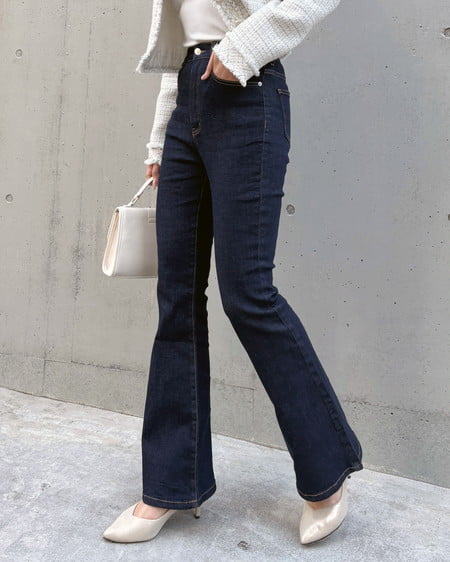 INGNI（イング） フレアデニムパンツ／A ｲﾝﾃﾞｨｺﾞ