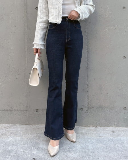 INGNI（イング） フレアデニムパンツ／A ｲﾝﾃﾞｨｺﾞ