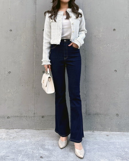 INGNI（イング） フレアデニムパンツ／A ｲﾝﾃﾞｨｺﾞ