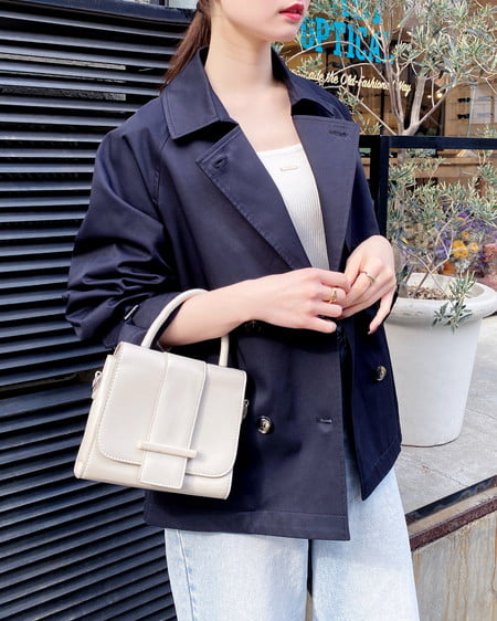 INGNI（イング） ミドル丈トレンチコート ｺﾝ