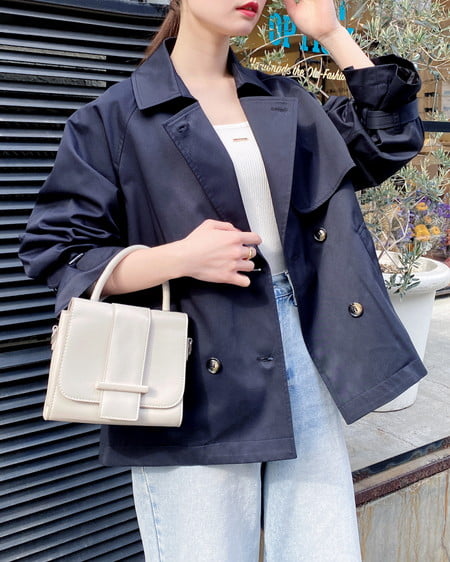 INGNI（イング） ミドル丈トレンチコート ｺﾝ