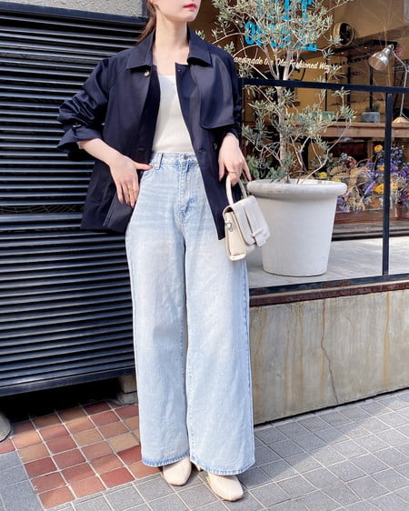 INGNI（イング） ミドル丈トレンチコート ｺﾝ