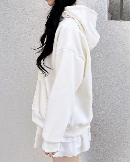 INGNI（イング） 胸プレート付ダンボールダブルジップパーカー ｱｲﾎﾞﾘｰ