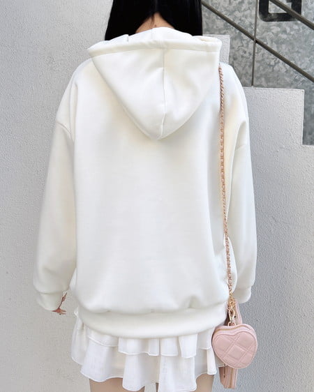 INGNI（イング） 胸プレート付ダンボールダブルジップパーカー ｱｲﾎﾞﾘｰ