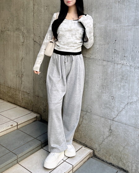 INGNI（イング） イージースウェットパンツ ｸﾞﾚｰ